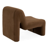 Bondi Modern Brown Velvet Accent Chair