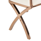 Bonnie Beige Velvet & Rose Gold Dining Chair (Set of 2)