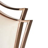 Bonnie Beige Velvet & Rose Gold Dining Chair (Set of 2)