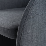 Brea Charcoal Fabric Dining Chair