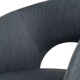 Brea Charcoal Fabric Dining Chair