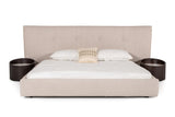 Brittany California King Modern Grey Fabric Bed