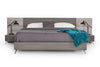  Mielcasa | Grey Nova Domus Bronx Italian Modern Faux Concrete & Grey Bed | SKU VGACBRONX-BED | MPN: 75905|75452 | Free Delivery & Free Return
