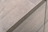 Bronx Italian Modern Faux Concrete & Grey Bed