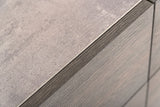 Bronx Italian Modern Faux Concrete & Grey Dresser & Mirror Set