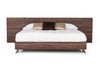  Mielcasa | Walnut Queen Nova Domus Brooklyn Italian Modern Walnut Bed | SKU VGACBROOKLYN-BED-Q | MPN: 75997 | Free Delivery & Free Return