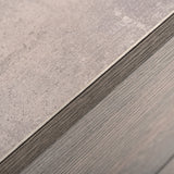 Bronx Italian Modern Faux Concrete & Grey Chest
