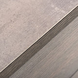Bronx Italian Modern Faux Concrete & Grey Bedroom Set