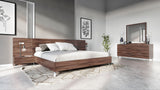  Mielcasa | Walnut Queen Nova Domus Brooklyn Italian Modern Walnut Bed Set | SKU VGACBROOKLYN-SET-Q | MPN: 77603 | Free Delivery & Free Return
