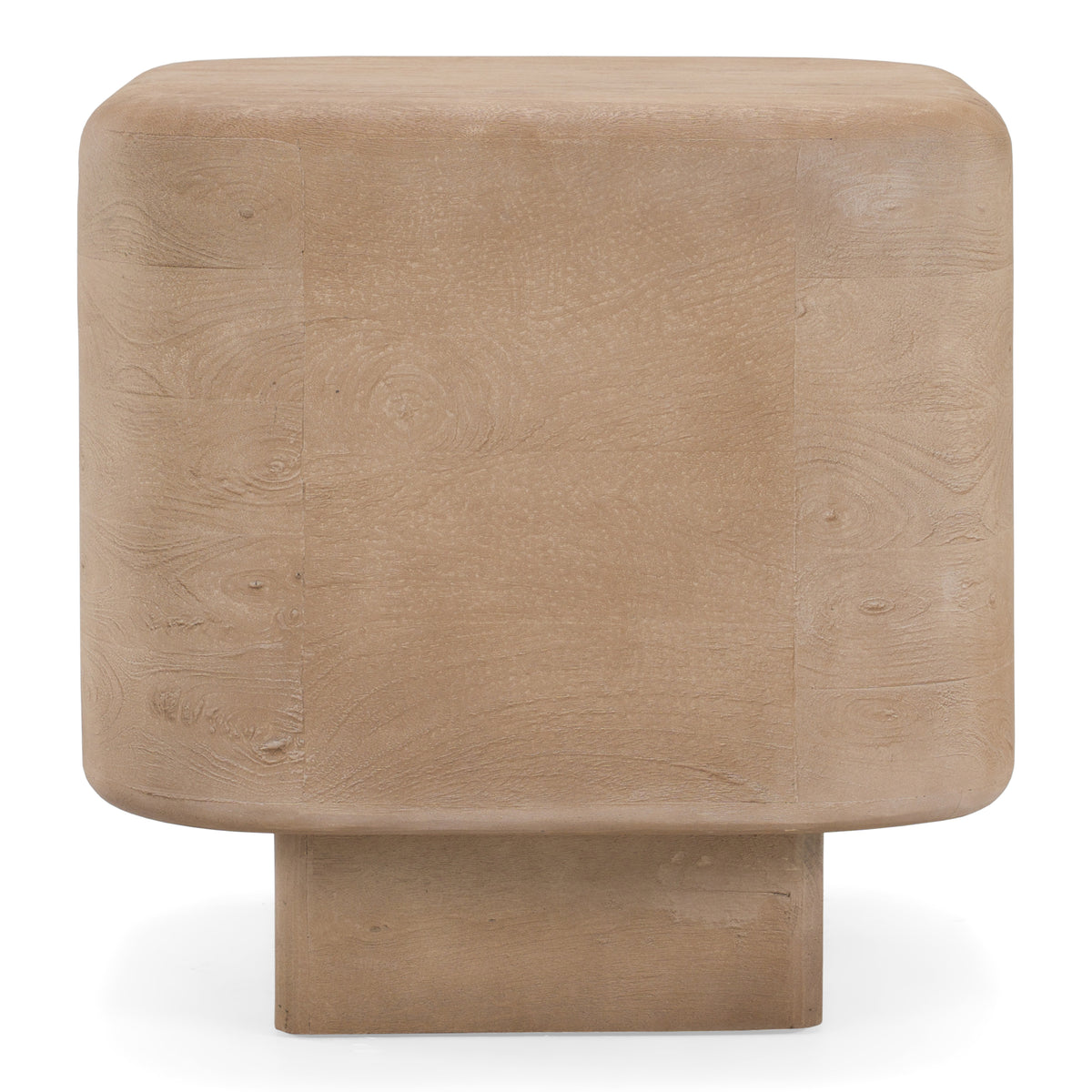 Bruno Modern Mango Wood Square End Table