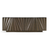Byer Modern Grey Ash + Marble Buffet