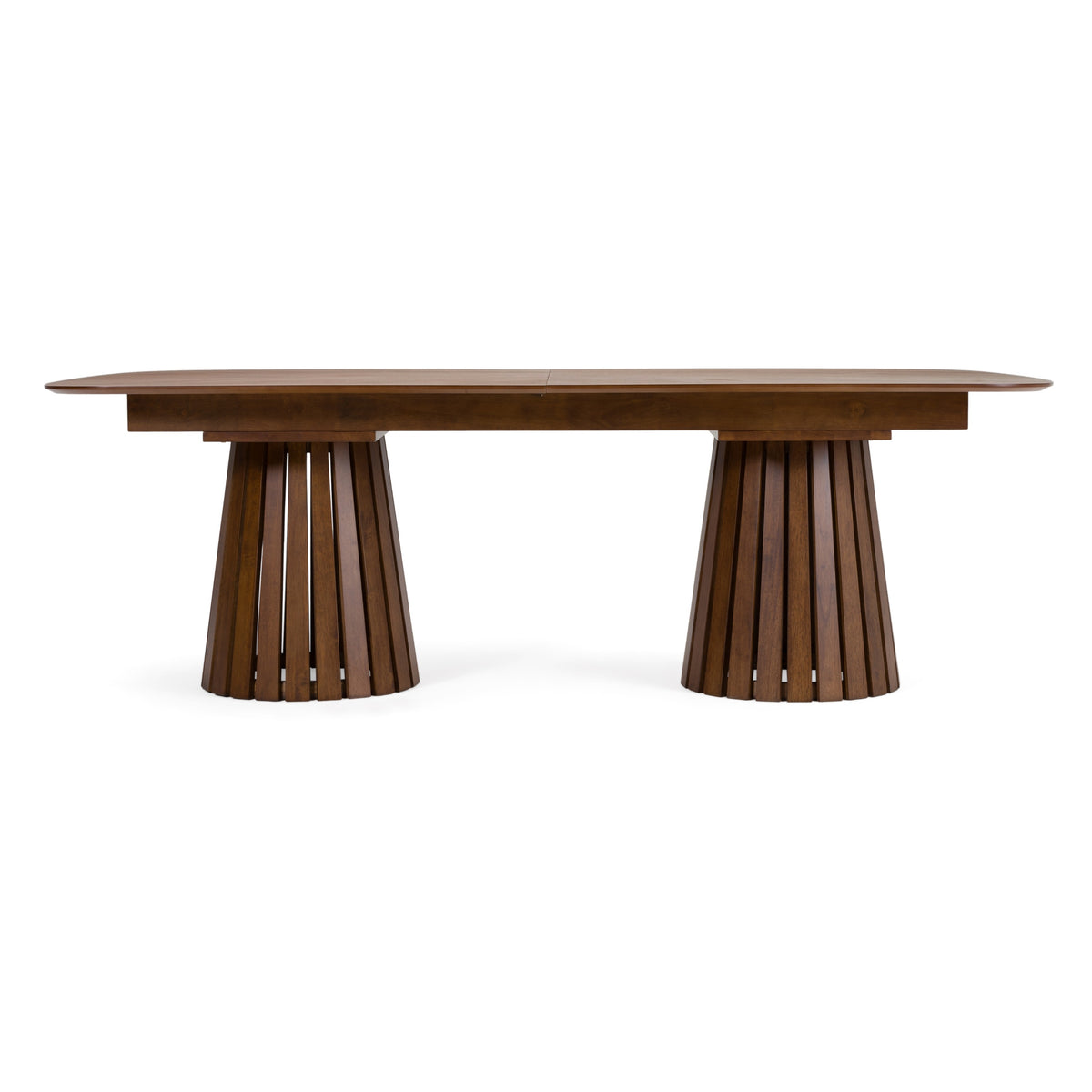 Truman Mid-Century Modern Extendable Dining Table