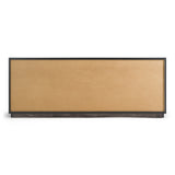 Cairo Modern Grey Elm and White/Grey Marble Pattern Buffet