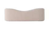 Calico Contemporary Beige Pebble Fabric 4-Seat Sofa