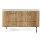 Cambridge White Marble & Mango Dresser