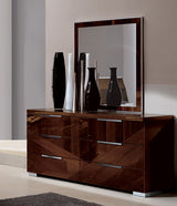 Capri Lacquer Italian Modern Mirror