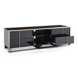Cartier Modern Black & Rosegold TV Stand