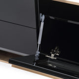 Cartier Modern Black & Rosegold TV Stand