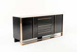 Cartier Modern Black & Rosegold Buffet