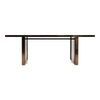 Cartier Modern Black & Rosegold Dining Table