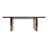 Cartier Modern Black & Rosegold Dining Table