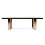 Cartier Modern Black & Rosegold Coffee Table