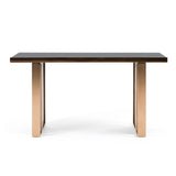 Cartier Modern Black & Rosegold Console Table