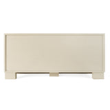 Cartier Modern Beige Shagreen and Brushed Brass Dresser