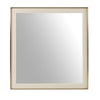 Cartier Modern Beige Shagreen & Brushed Brass Mirror