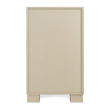 Cartier Modern Beige Shagreen and Brushed Brass Chest