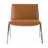 Cedric Modern Camel Vegan Leather Accent Chair