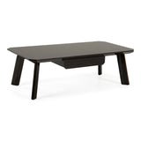 Chadwick Modern Ebony & Rosegold Coffee Table