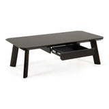 Chadwick Modern Ebony & Rosegold Coffee Table