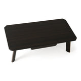 Chadwick Modern Ebony & Rosegold Coffee Table