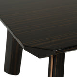 Chadwick Modern Ebony & Rosegold Coffee Table