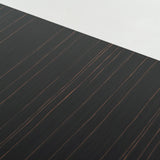 Chadwick Modern Ebony & Rosegold Dining Table