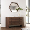 Chelton Modern Walnut Mirror