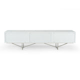 Chrysler Modern White TV Stand