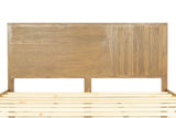 Claire Contemporary Walnut Bed