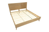 Claire Contemporary Walnut Bed