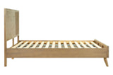 Claire Contemporary Walnut Bed