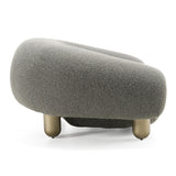 Clarity Contemporary Grey Fabric Accent Chair