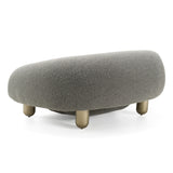 Clarity Contemporary Grey Fabric Accent Chair