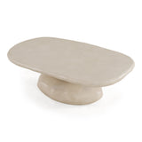 Coates Modern Beige Concrete Coffee Table