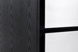 Concord Modern Black Marble + Black Ash + Aluminum Chest