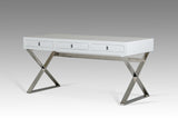 Congress Transitional White Crocodile Office Desk