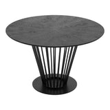 Conroy + Luzerne Modern Black + Pink Dining Table Set