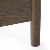Carolina Modern Grey Fabric + Wenge Bed