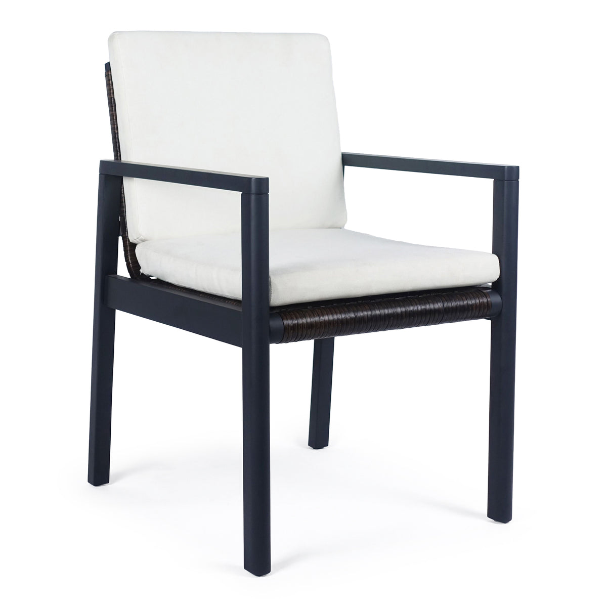 Cuba Modern Outdoor Dining Chair Set of 2