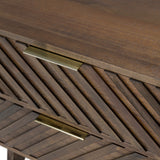 Daisy Mid-Century Dark Acacia Nightstand